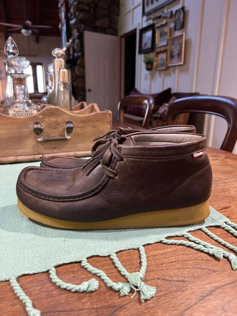 Clarks Leather Wallabees